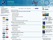 Tablet Screenshot of homolog.ripsa.org.br
